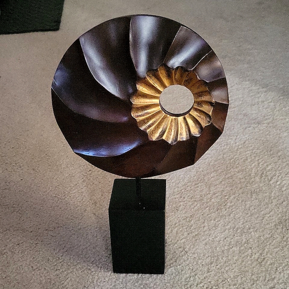 Used Wood Moon like Figurine